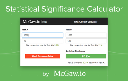 McGaw.io AB Testing Tracking Tool small promo image