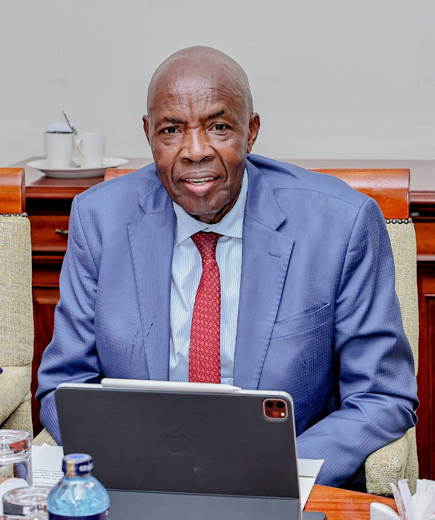 Education Cabinet Secretary Ezekiel Machogu during the joint cabinet committee meeting at DP Rigathi Gachagua Karen residence on March 12, 2024.