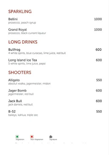 Rhapsody - Courtyard by Marriott menu 