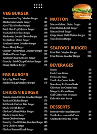 Chakk De Burger menu 1