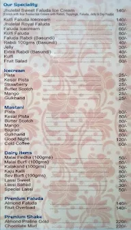 Jhulelal Ice Creams & Sweets menu 1