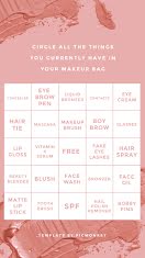 Makeup bingo - Instagram Story item