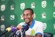 Mamelodi Sundowns coach Rulani Mokwena during a Nedbank Cup last 32 press conference at the Premier Soccer League headquarters in Parktown, Johannesburg, on Monday.