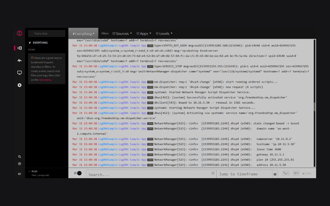 Customize LogDNA Preview image 6