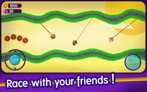 Rope Clash Multiplayer Rope Swing Racing