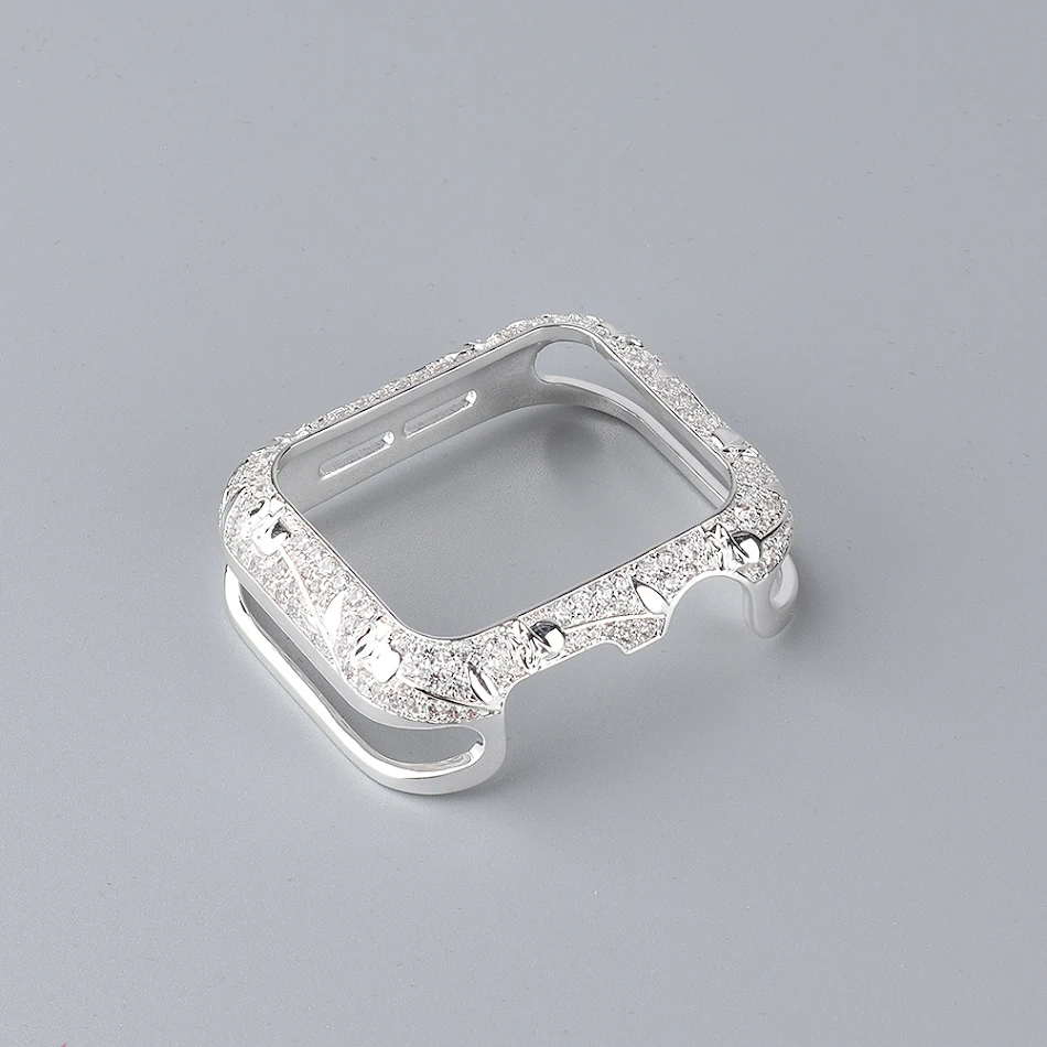 Zegarek Metal Halite z diamentowym etui w kształcie tulipana. Połączenie stylu i ochrony dla Twojego zegarka.