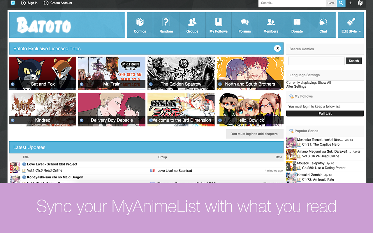 patchouli-chan: auto-sync your MAL Preview image 2