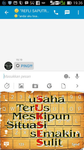 Kata Bijak keyboard theme