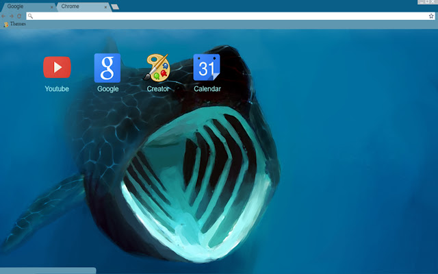 Ocean Basking Shark chrome extension