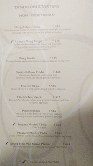 Moti Mahal Delux menu 2