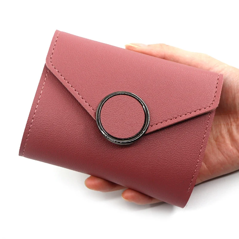Damesportemonnee Kort Tri-fold Compacte portemonnee voor dames. Beschermt uw kaarten en geld. Handig en stijlvol met ruimte voor alles.