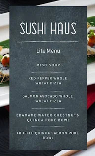 Sushi Haus menu 1