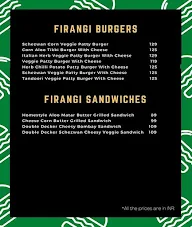 Firangi Bhukkad! menu 1