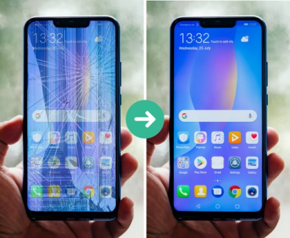 Khắc phục Huawei bị đen màn hình