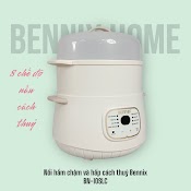 Nồi Nấu Chậm Và Cách Thủy Bennix Bn - 10Slc Chưng Yến, Nấu Cháo, Nồi Nấu Đa Năng