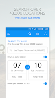 Rentalcars.com Car Rental App Screenshot