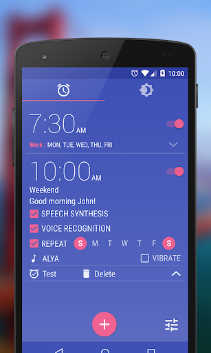 WakeVoice - vocal alarm clock