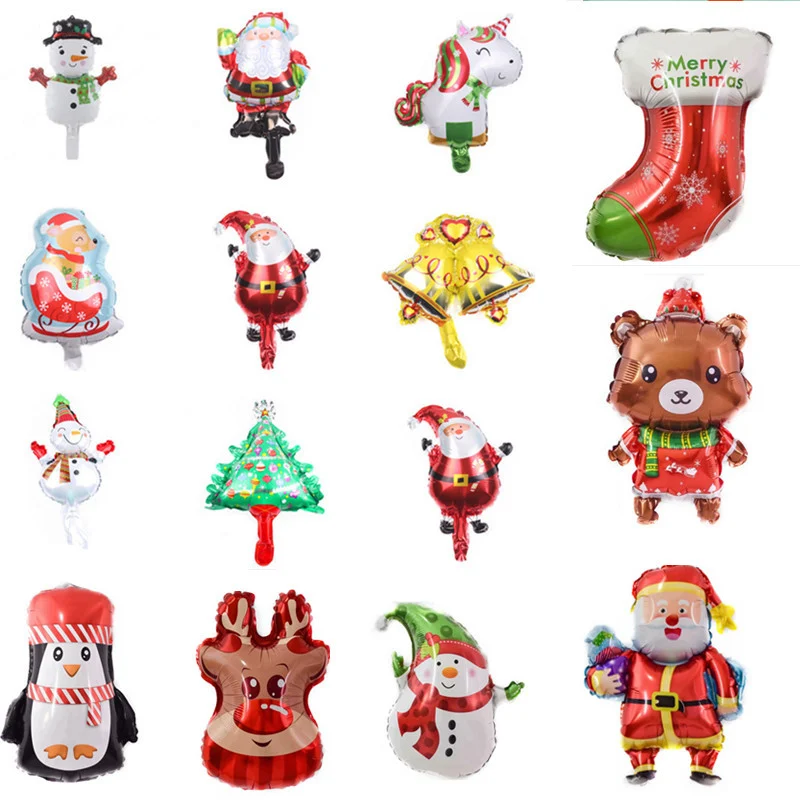 Ballons Bonhomme de Neige pour Mini Sapin de Noël. Créez une ambiance festive avec ces ballons adorables, parfaits pour décorer votre célébration de Noël.