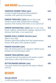 The Malai Paneer Company menu 8