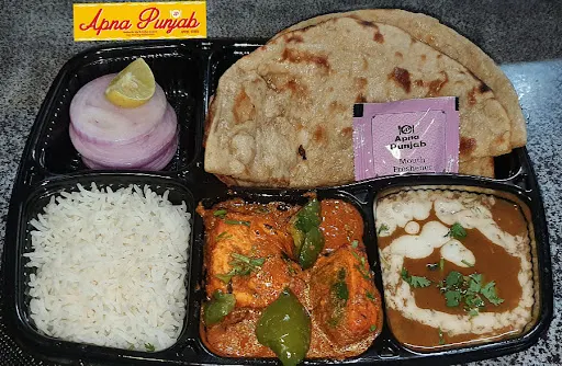 Paneer Tikka Masla +dal Makhni+2 Butter Roti+rice