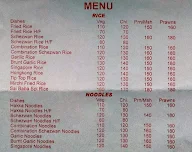 Sai Baba Chinese Fast Food menu 4