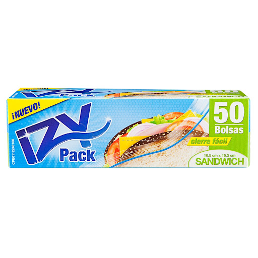 Bolsa IZY Pack Sandwich x 50 und    