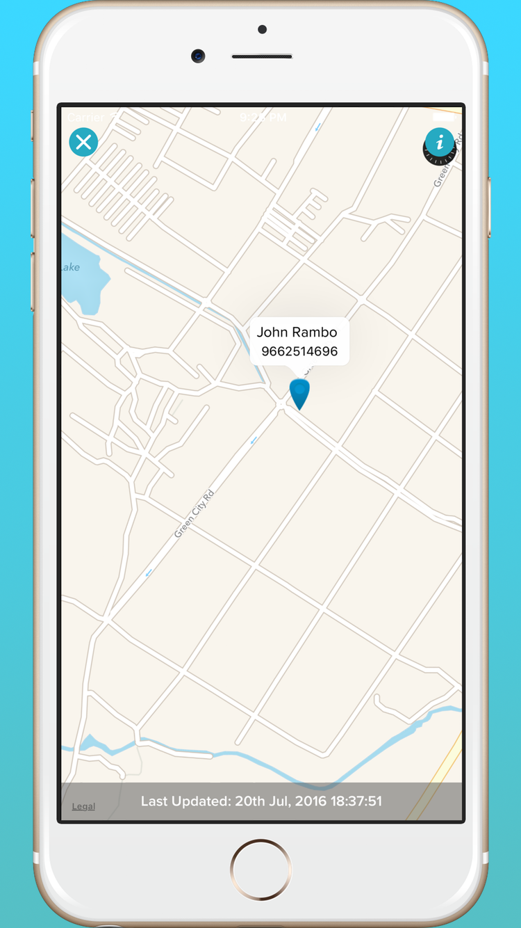 Mobile Number Tracker Location Screen 2