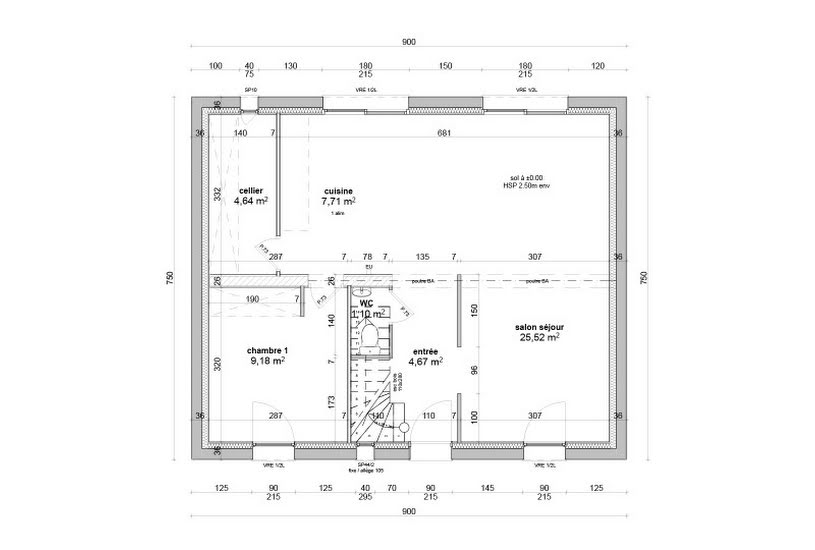  Vente Terrain + Maison - Terrain : 515m² - Maison : 104m² à Écuelles (77250) 