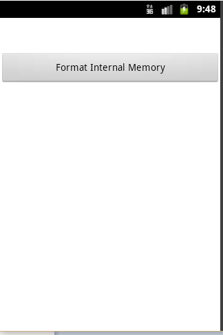 Format Internal Memory