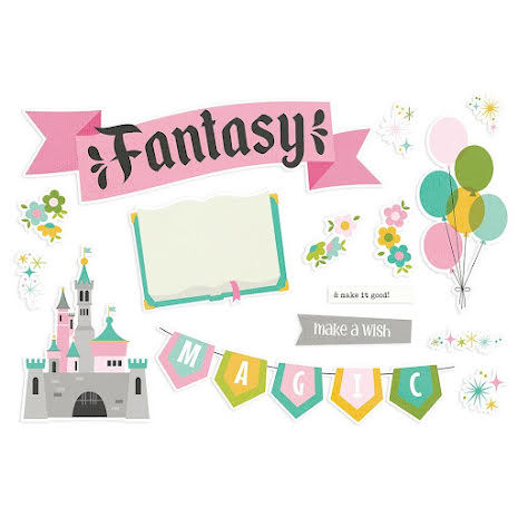 Simple Stories Say Cheese Fantasy at The Park Cardstock Stickers