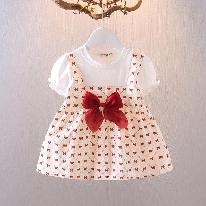 Title 5, Robe de princesse dété pour filles, en coton à...