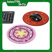 Miếng Lót Chuột Hình Tròn Variety Of Magic Sakura Cao Cấp Siêu Dễ Thương Bằng Cao Su Thiên Nhiên