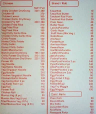 K K Chinese Corner menu 2