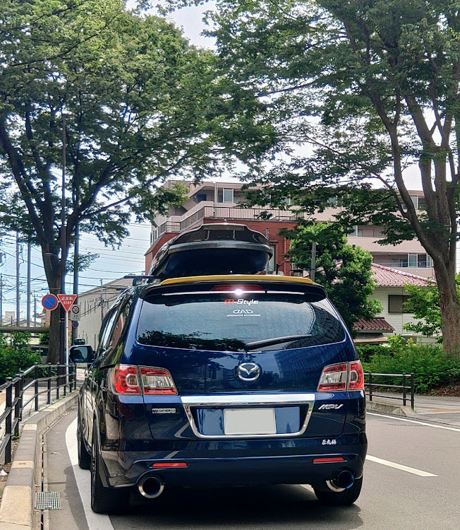 MPVの梅雨の晴れ間・洗車・木陰は心地いい🍀に関するカスタム事例の投稿画像1枚目