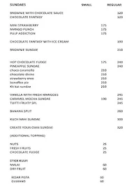 Giani's Ice Cream menu 5