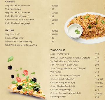 Rubli Foods menu 