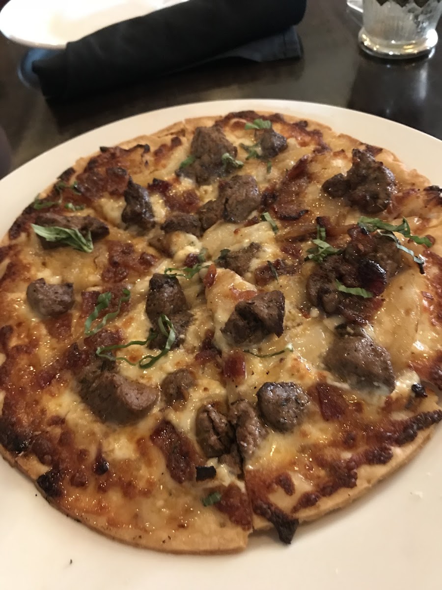 So tasty...Steak and Gorgonzola pizza