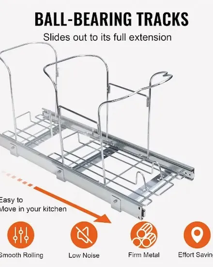 Trash Kitchen and Home Items Single Pullout Waste Contain... - 3