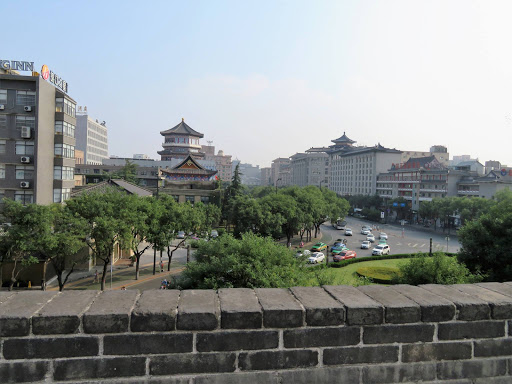 Xi'an City wall bike ride China 2016