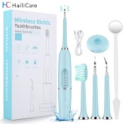 Hailicare Máy Cạo Vôi Răng Bằng Điện Siêu Âm Tẩy Trắng Răng Sonic Tartar Nha Khoa Máy Cạo Vôi Răng Làm Trắng Máy Kích Thích Loại Bỏ Cao Răng Scaler Chăm Sóc Răng