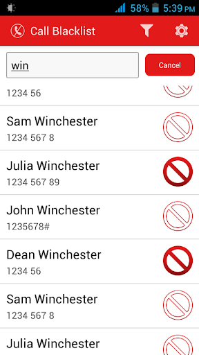 Call Blacklist - Call Blocker