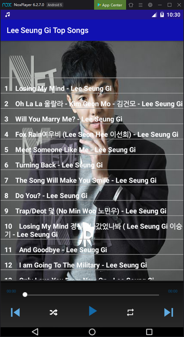 Скриншот Lee Seung Gi Top Songs