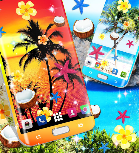 Tropical live wallpaper