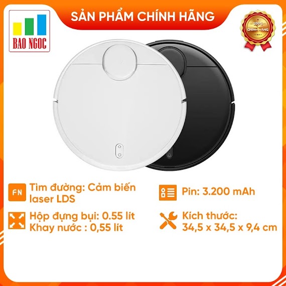 Robot Hút Bụi Lau Nhà Thông Minh Xiaomi Mijia Mop P - Styj02Ym