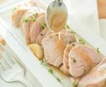 Pork Tenderloin with Herb Gravy was pinched from <a href="http://www.fifteenspatulas.com/pork-tenderloin-with-quick-pan-gravy/" target="_blank">www.fifteenspatulas.com.</a>