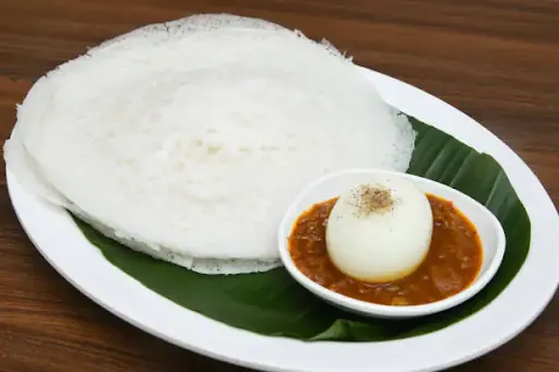 Appam With Egg Curry