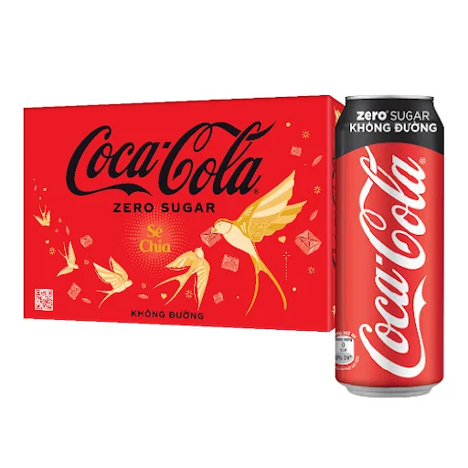 Thùng 24 Nước Giải Khát Coca-Cola Zero Không Đường 320ml