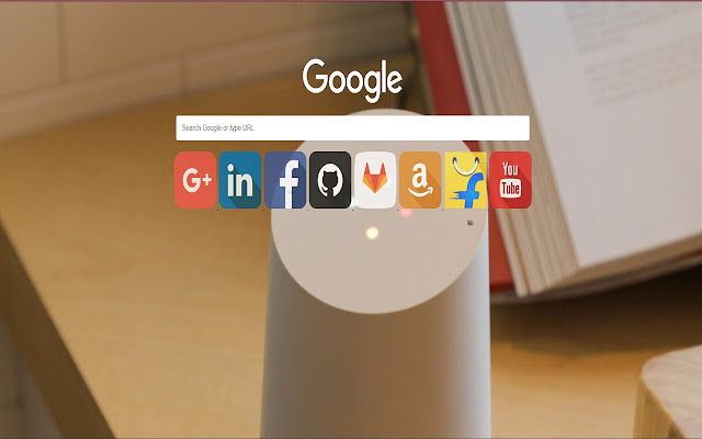 Google Home For PC version-New Tab Background chrome extension