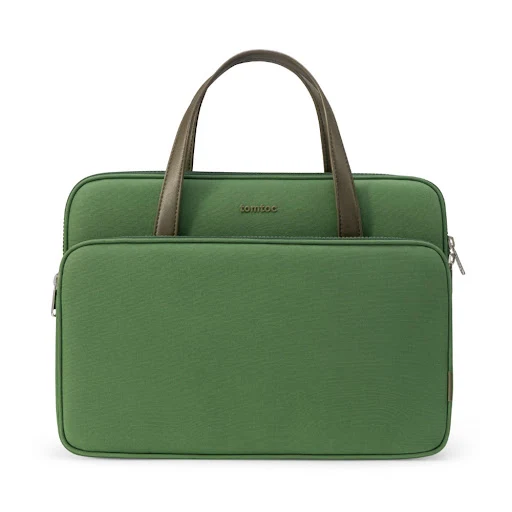 Túi xách Tomtoc Briefcase Premium For Macbook 13”/14”, Ultrabook 13″ Green (H21-C01T01)