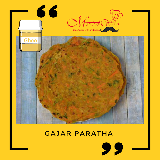 Gajar (Desi Ghee) Paratha